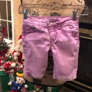 Girls purple Justice shorts